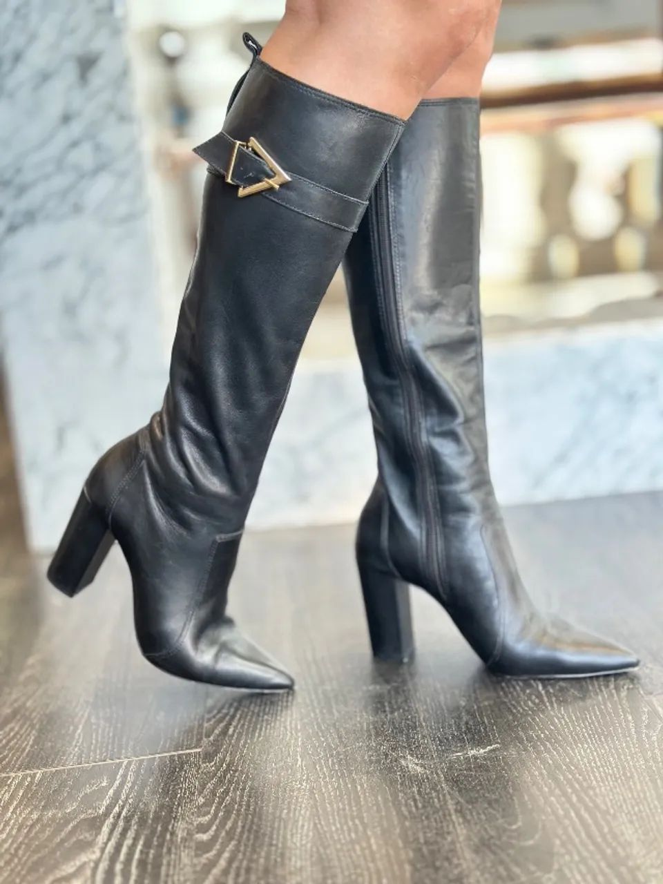 Bota Schutz de couro 