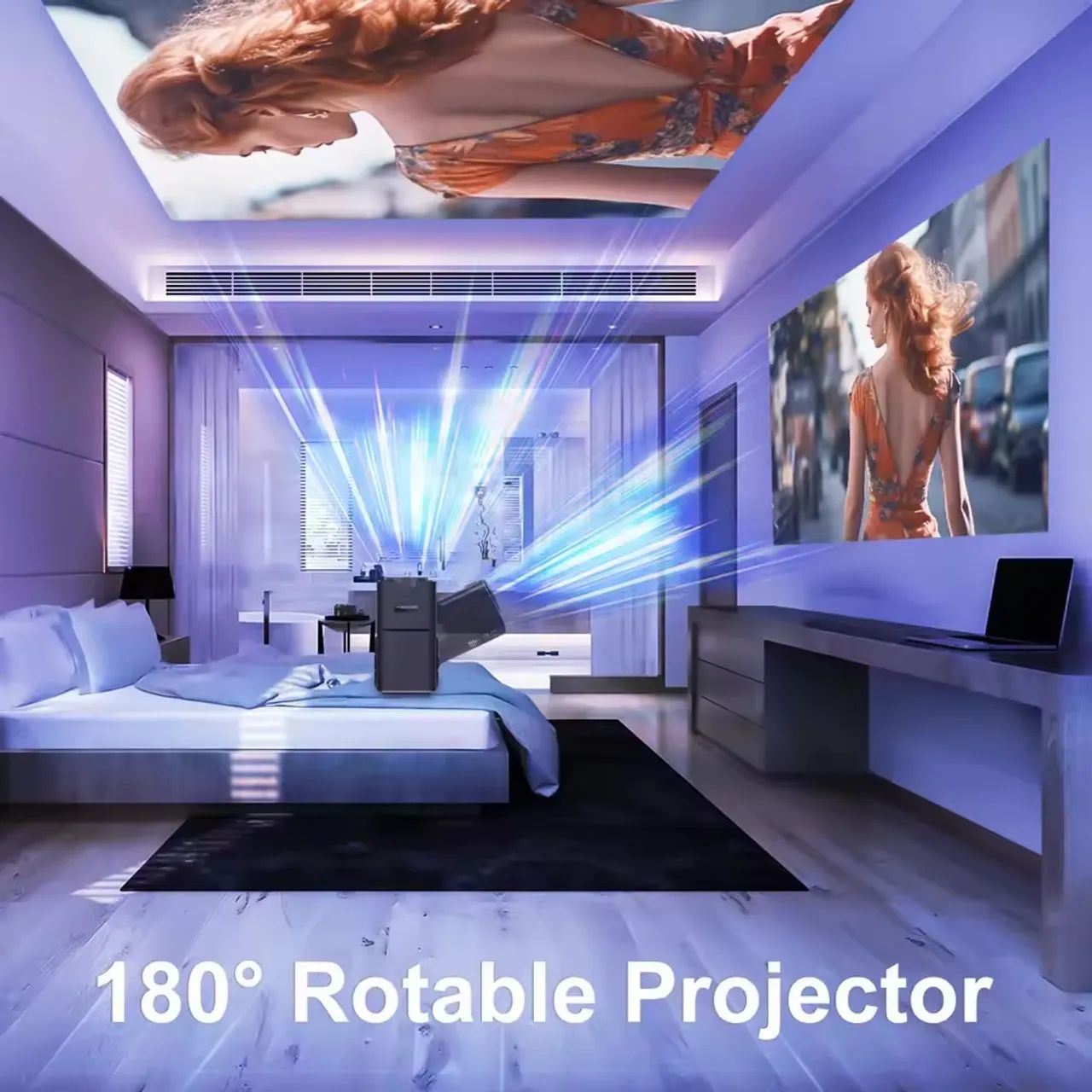 Magcubic-Projetor de Cinema Portátil