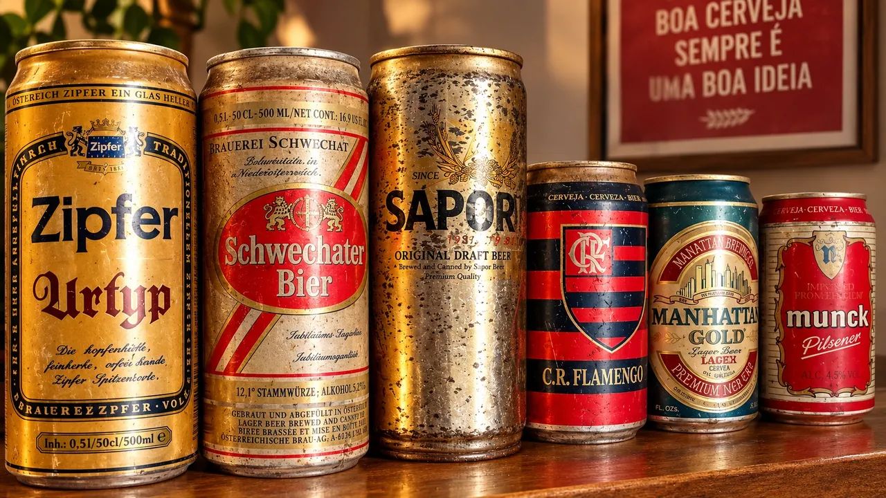 Latas de cerveja-colecionador 
