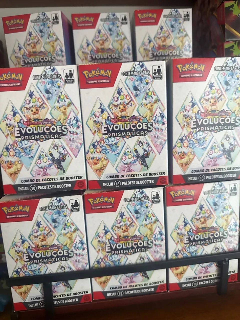 Mini Booster Box - Pokémon Evoluções Prismáticas