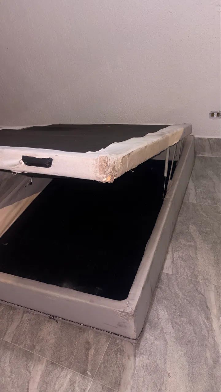 Cama box baú (uma madeira quebrada) - Foto 3