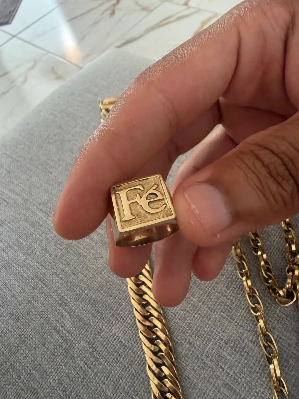 Anel de ouro 18K - Foto 2