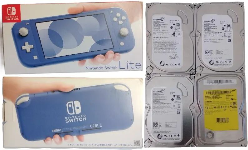 Console Nintendo Switch Lite Azul Atmosphere Micro SD 128GB - Foto 5