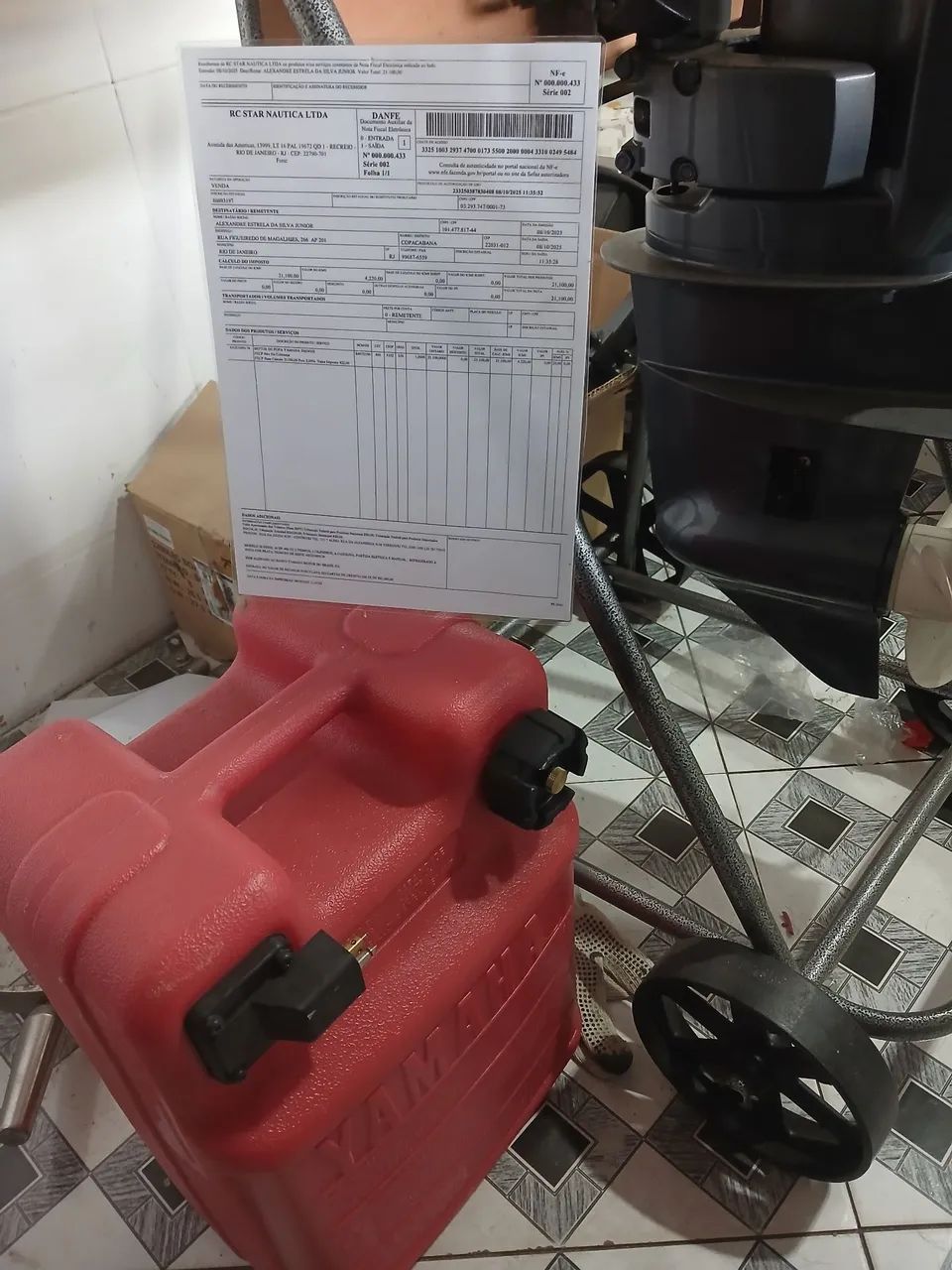 Motor popa yamaha 