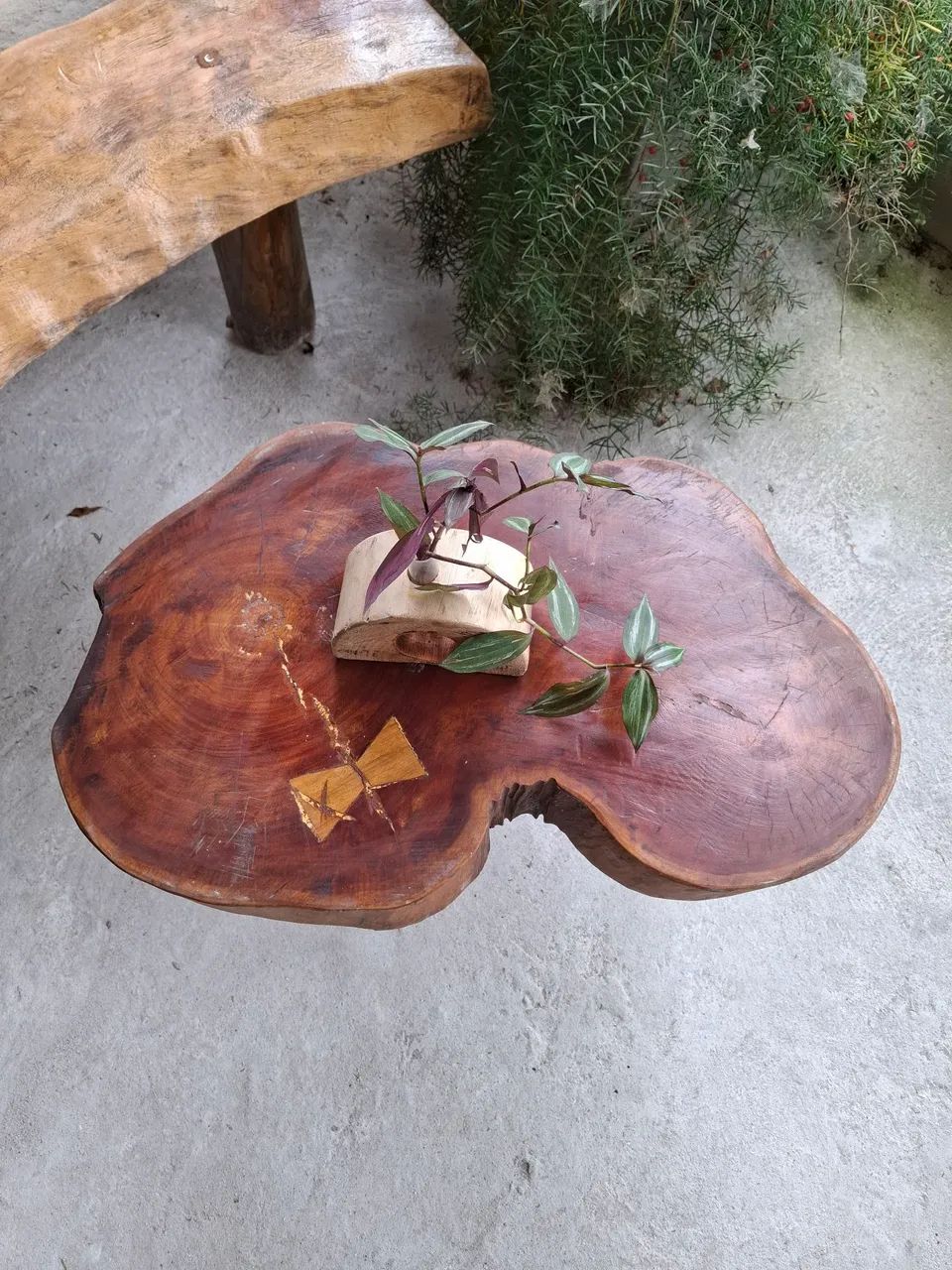 Mesa de centro em madeira  - Foto 2