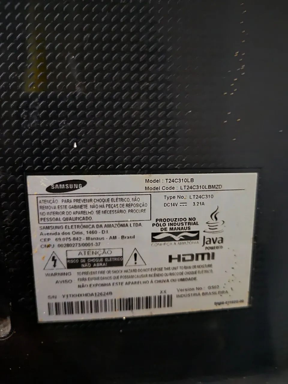 Monitor TV- Samsung - 24 polegadas Com defeito. - Foto 4