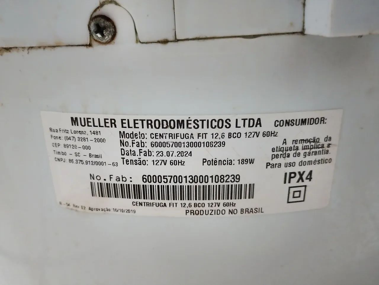 Centrífuga Mueller 13,6 kg automática  - Foto 4