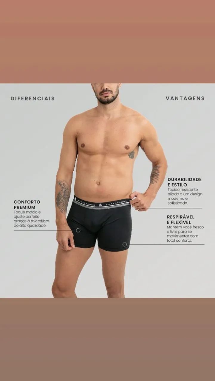 Cueca Boxer Espartano - Foto 3