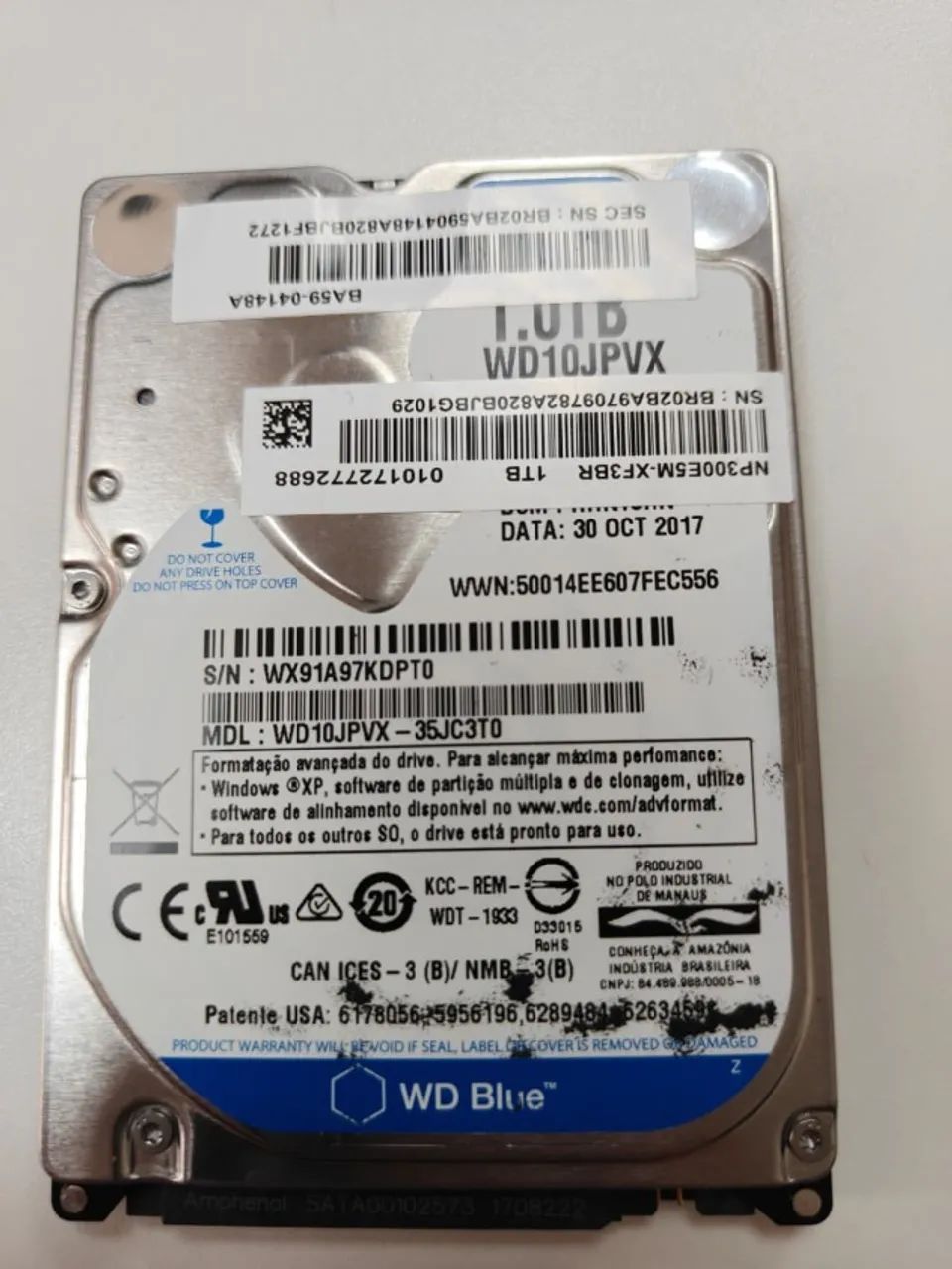 Hd Disco Rígido 1tb WD Blue