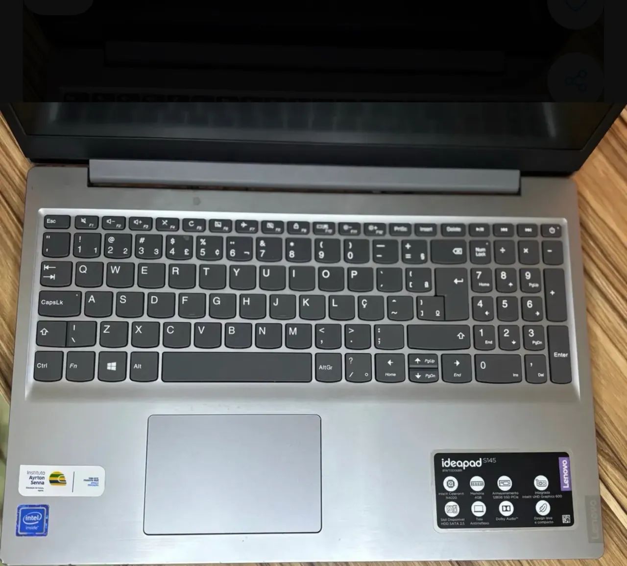 Notebook Lenovo Ideapad Intel Celeron - N4020, 4gb Ram, 128gb - Foto 4