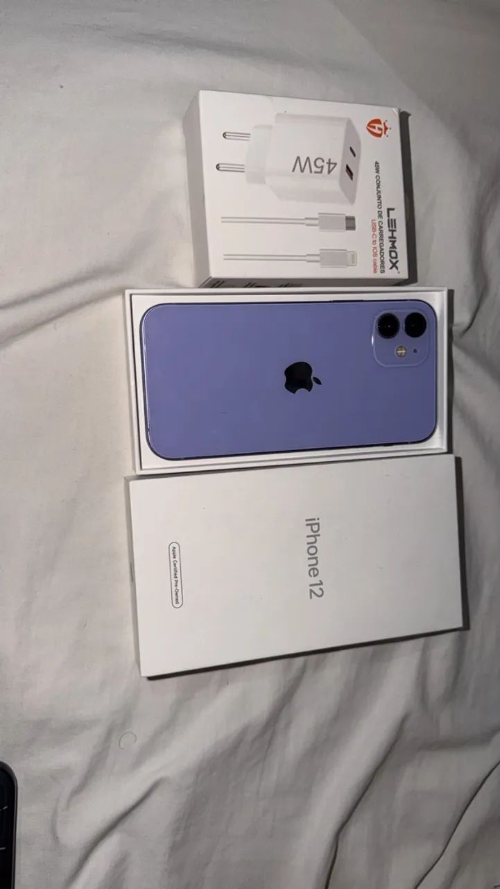 iPhone 12 128 gb roxo 