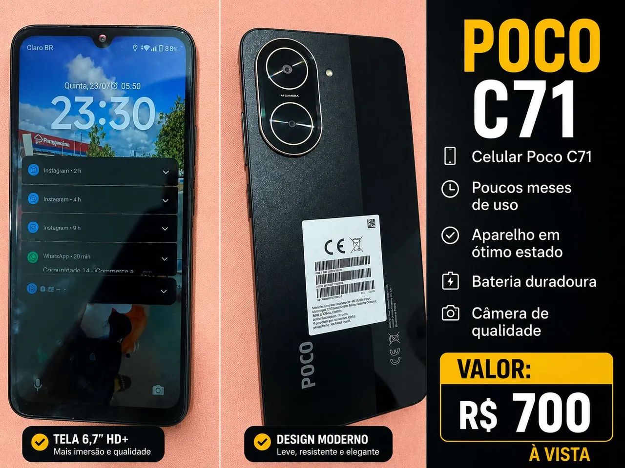 Celular poco C71 