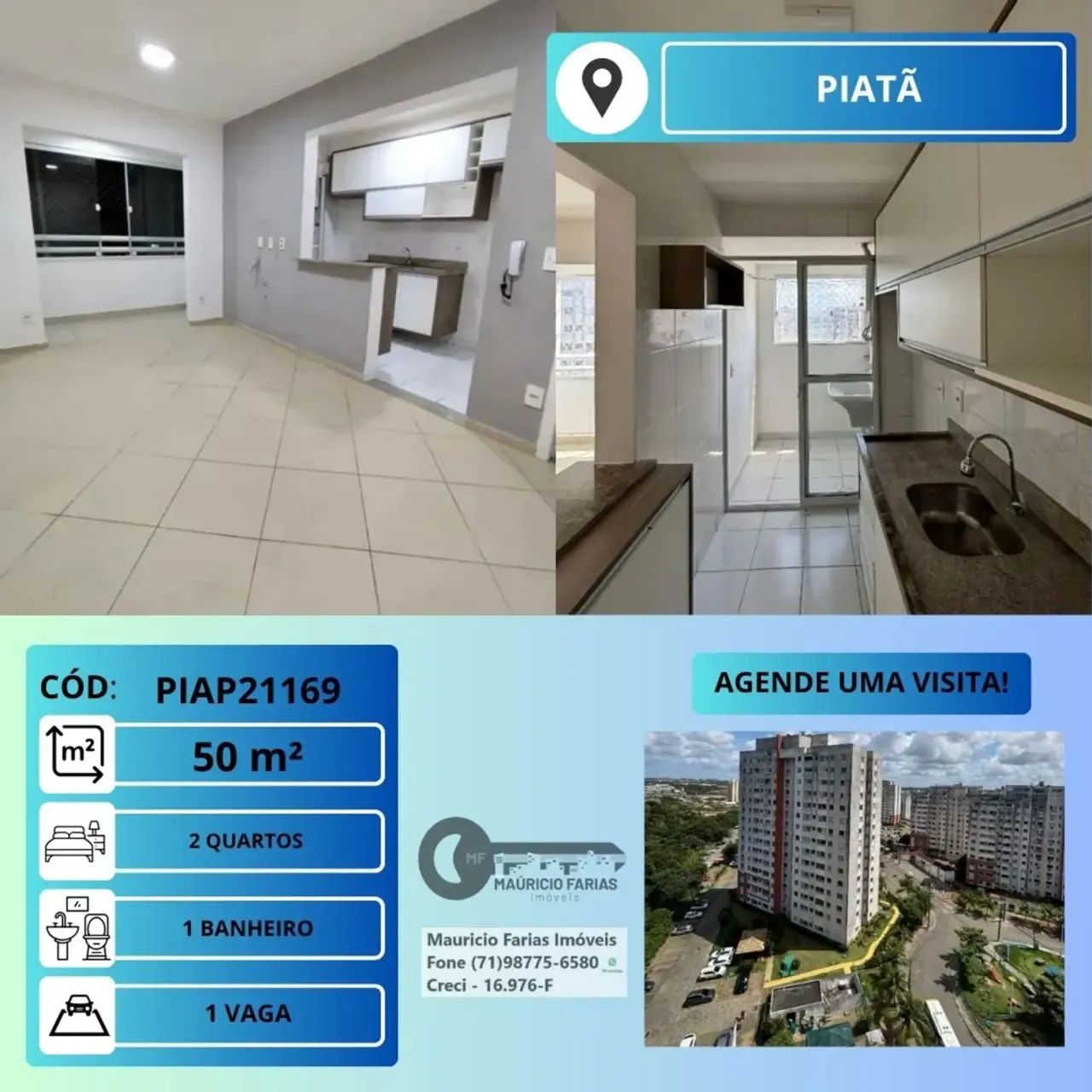 APARTAMENTO 2 QUARTOS EM PIATÃ