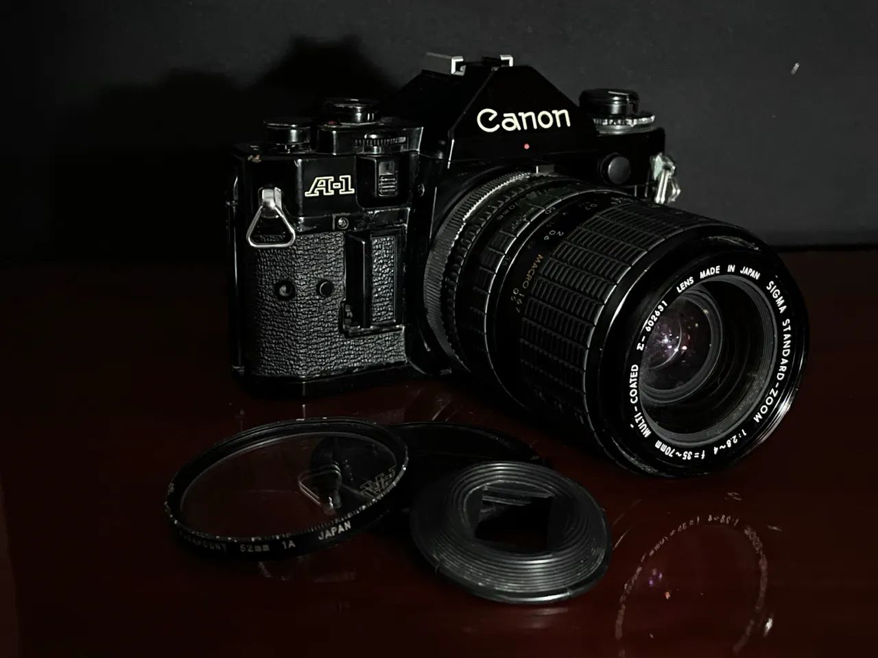 Câmera Canon A-1 + Acessórios - Funcionando 