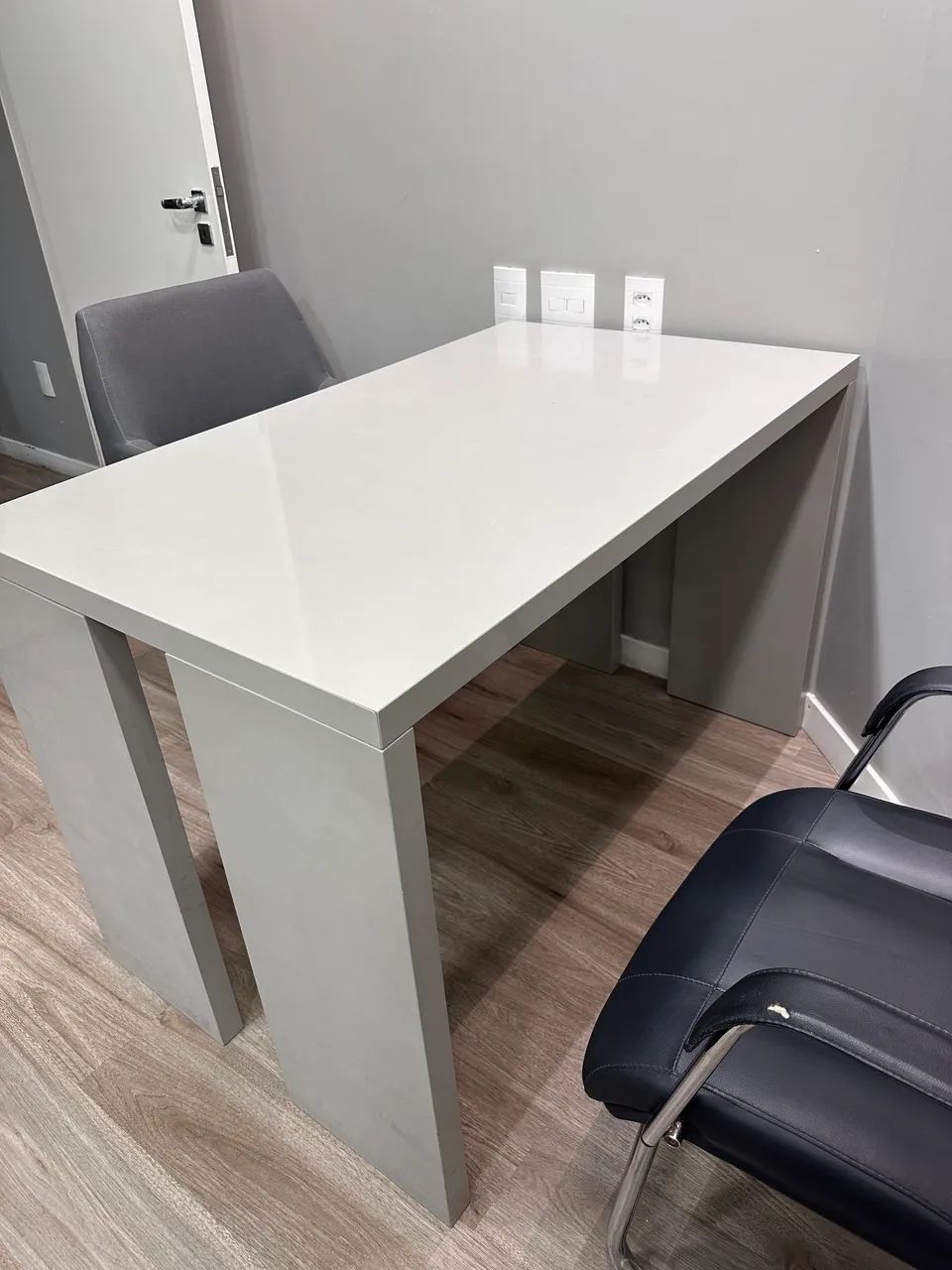 Mesa de quartzo cinza (luxo) - Foto 5