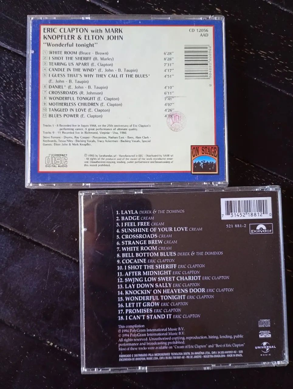 CDs ERIC CLAPTON Nacionais E Importados  - Foto 3