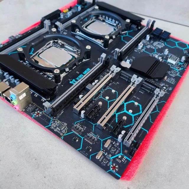 Kit x99 Processador Xeon 2680 dual cpu - Foto 3