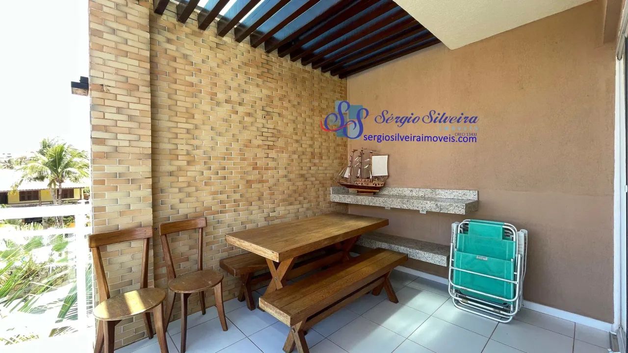 Cobertura duplex com 3 suítes no Porto das Dunas - Palm Beach - Foto 4