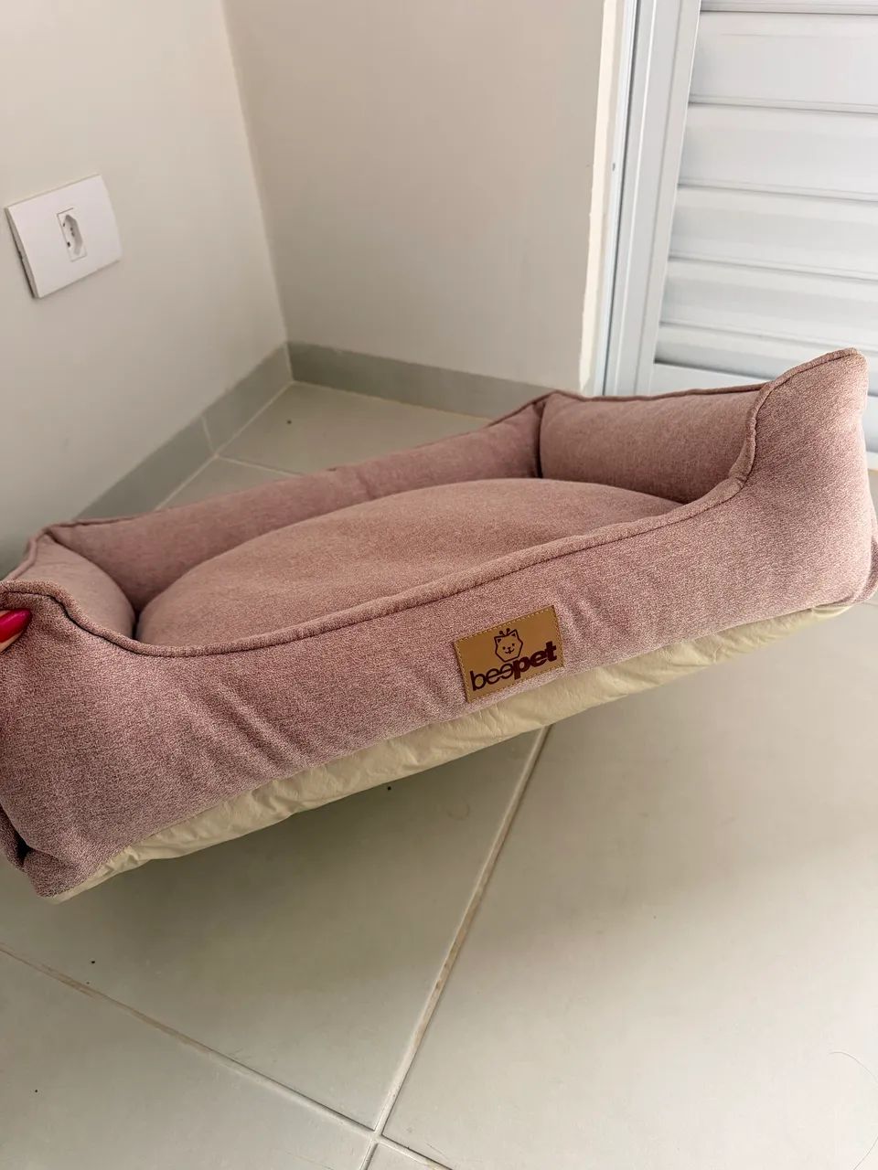 Cama pet - tecido de linho
