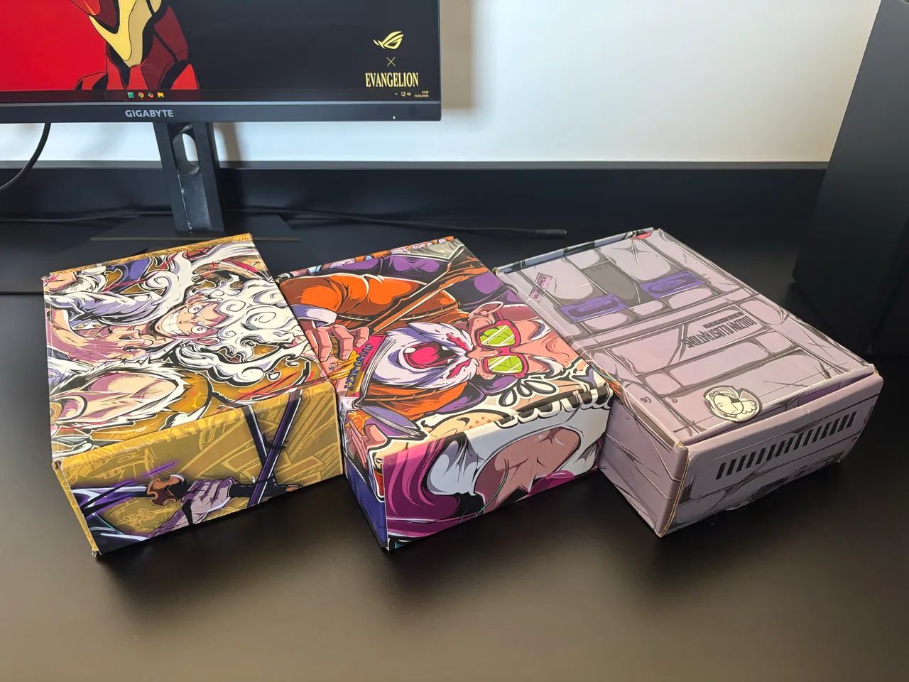Três caixas decorativas anime one piece, dragon ball, nitendo - Foto 4