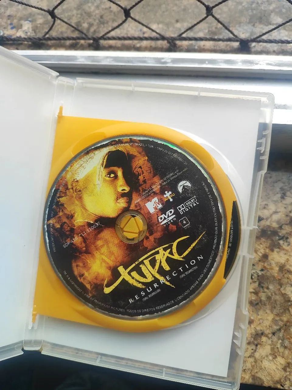 Dvd The Rapper DVD Tupac ressuraction Biográfica da vida do rapper Mais Filme