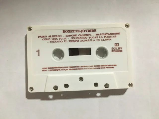 Fita K7 Roxette Joyride 1991 - Paralela Funcionando - CDs, DVDs