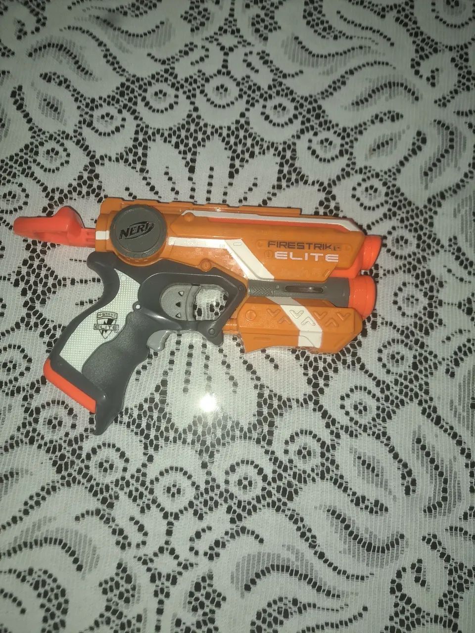 Nerf Laranja Firestrike Elite - Usada - Foto 5