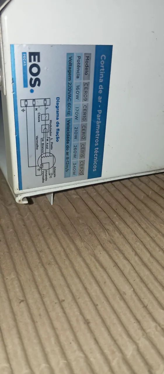 Cortina de Ar. 220v funcionando perfeitamente.  - Foto 2