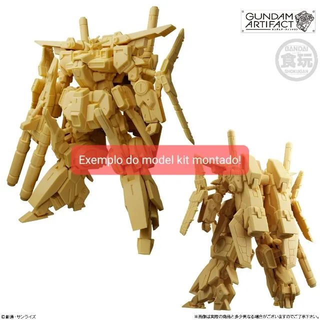 ZZ Gundam Mini Model Kit Gundam Artifact - Foto 2