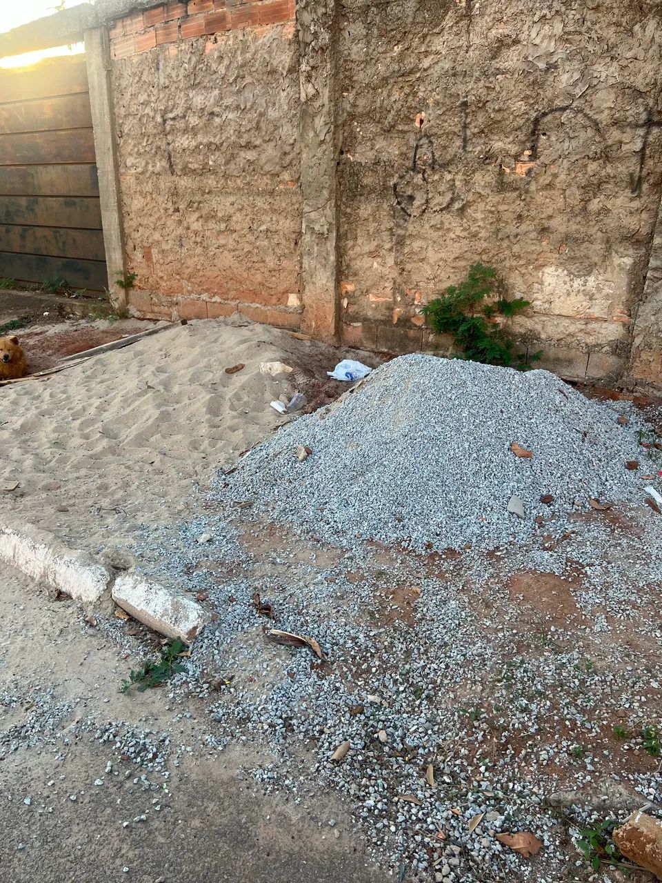Areia de cimento / brita 