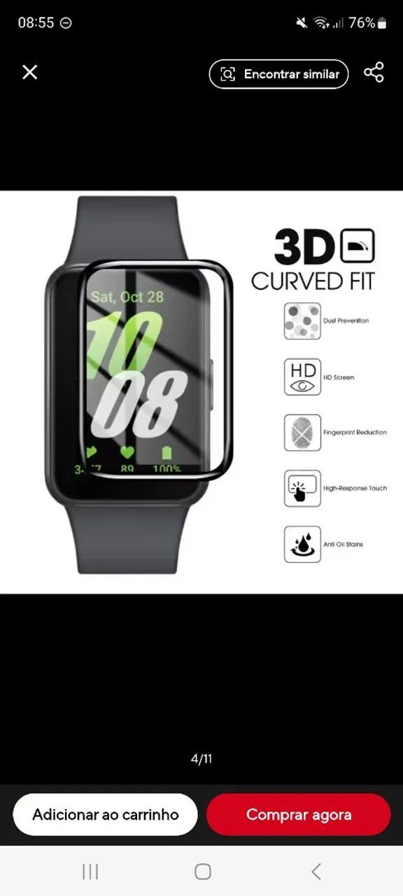 Película protetora para Galaxy Fit 3 - Foto 3