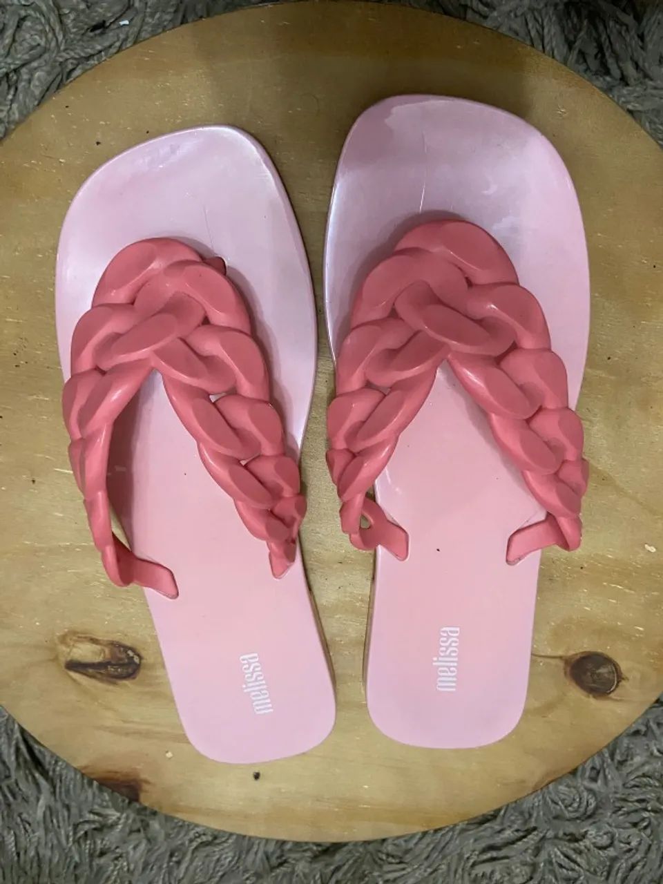 Melissa Brace Flip Flop rosa - Foto 3