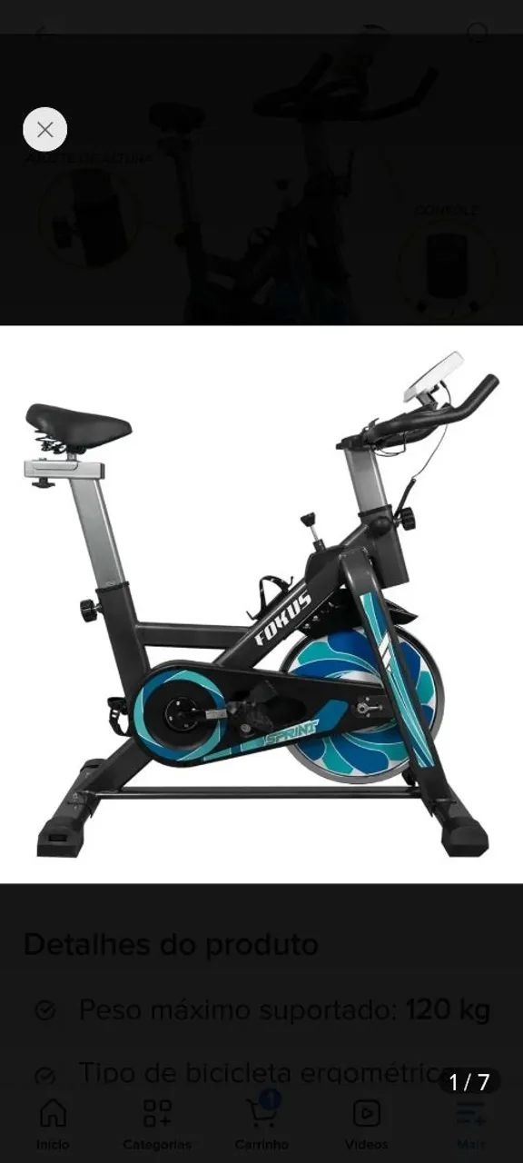 Bicicleta ergométrica semi nova - Foto 4