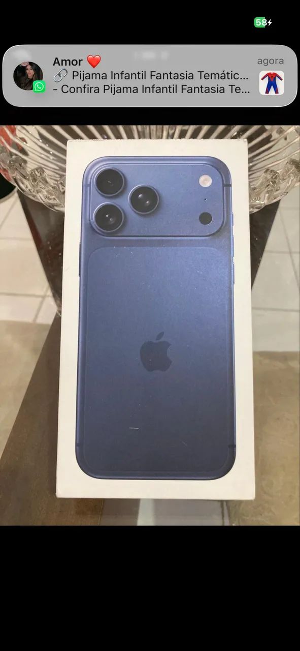 Iphone 17 Pro Max 256GB AZUL /LACRADO/ PARCELO 12x / TROCO - Foto 5