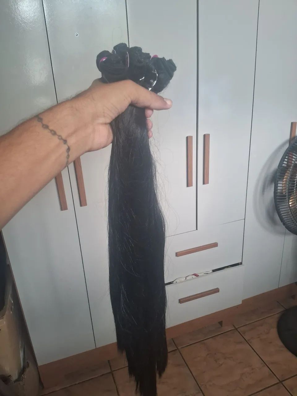 Cabelo humano 320gr  - Foto 5