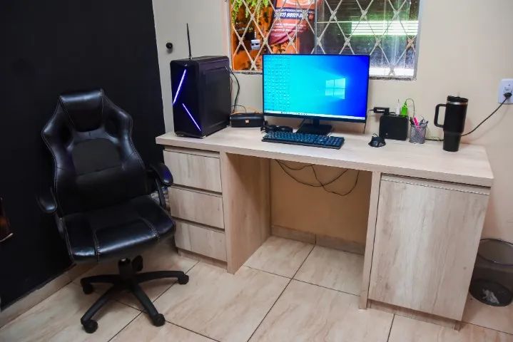 Computador Completo + Mesinha e Cadeira Gamer - Foto 5