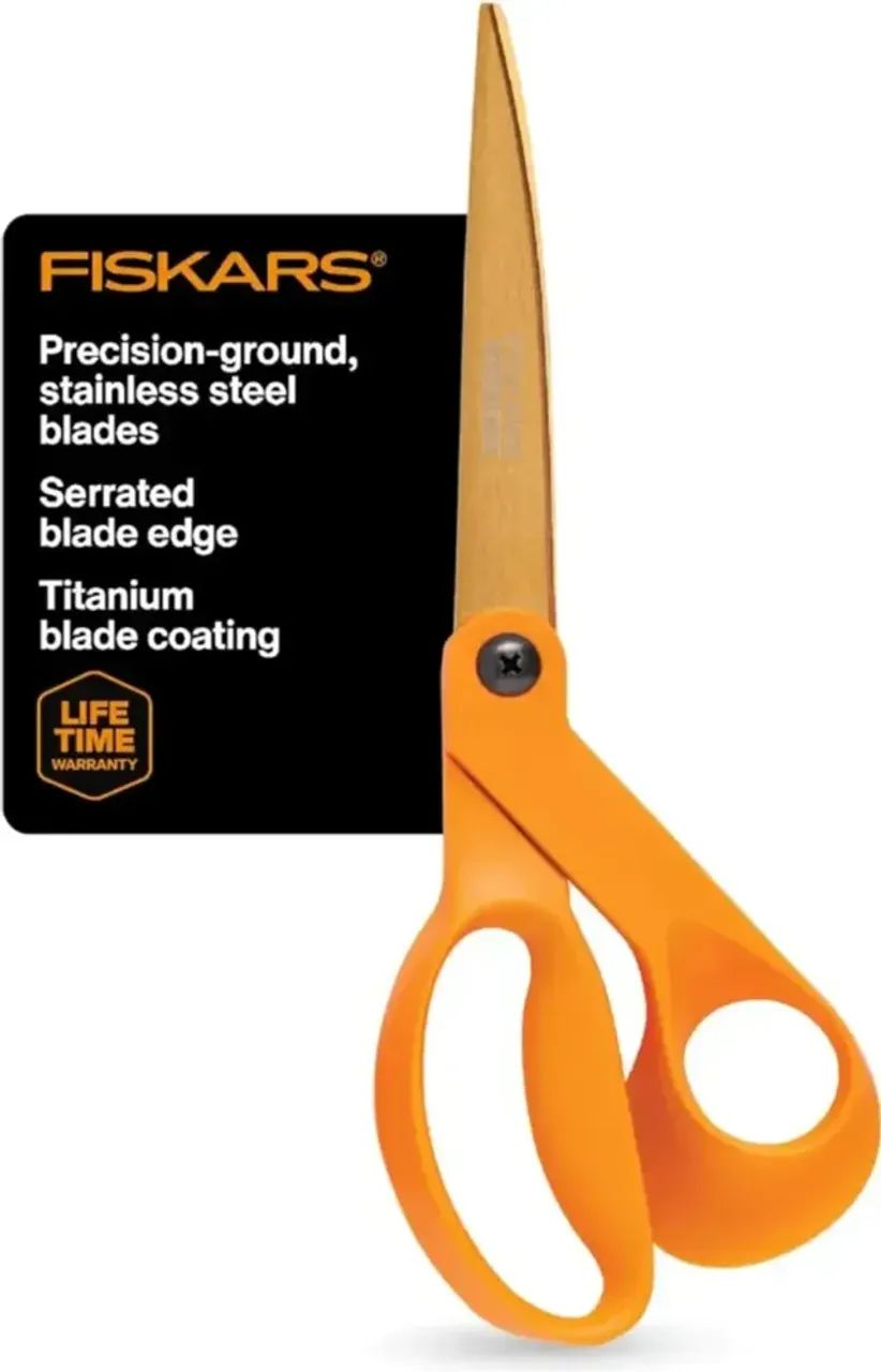Tesoura De Nitreto De Titânio De 9 Fiskars 22cm