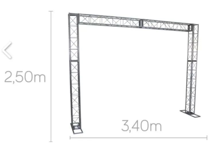 Kit aço A20 treliças retangular BoxTruss