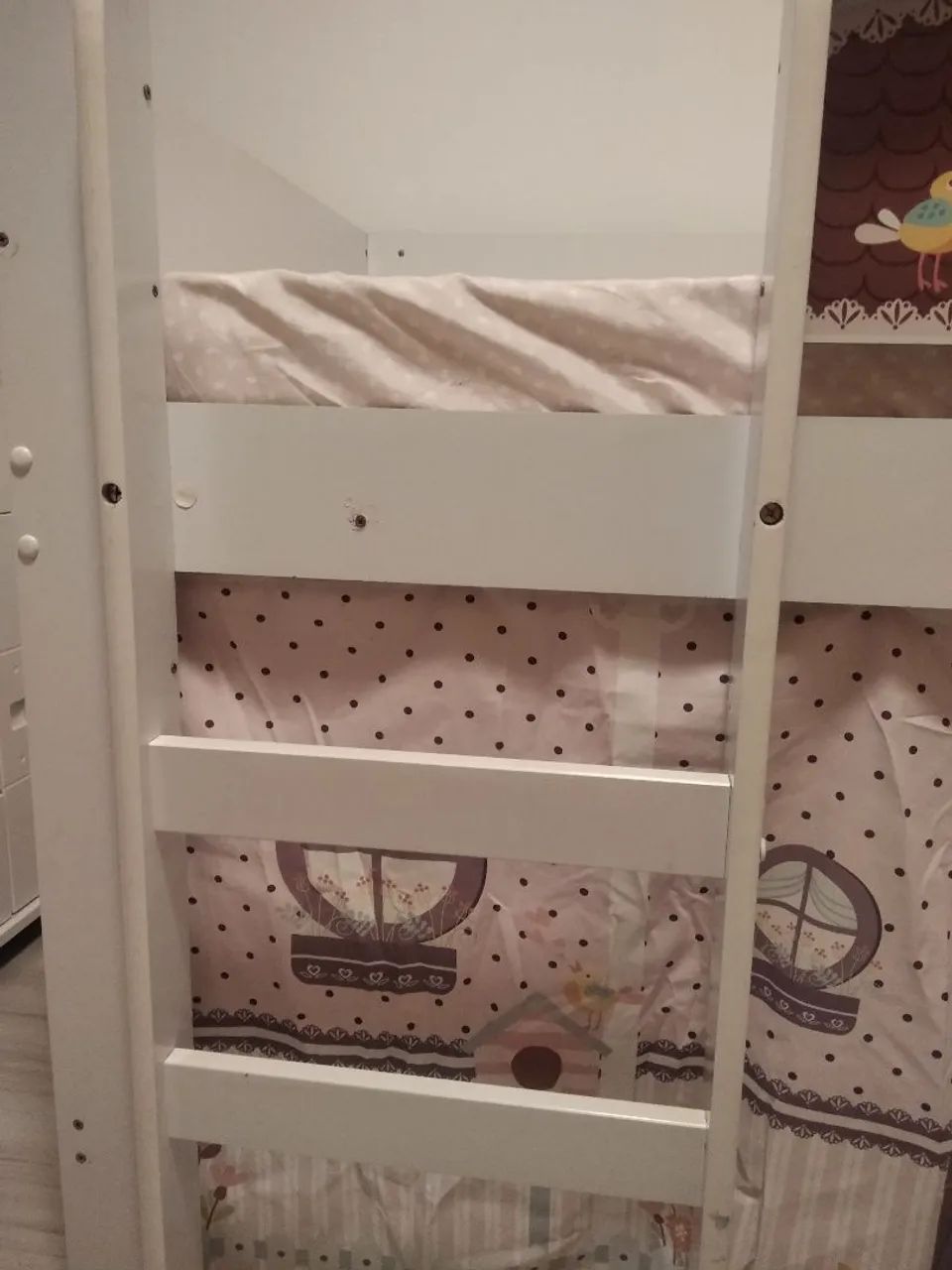 Cama de solteiro Casinha com escorregador + colchão  - Foto 3