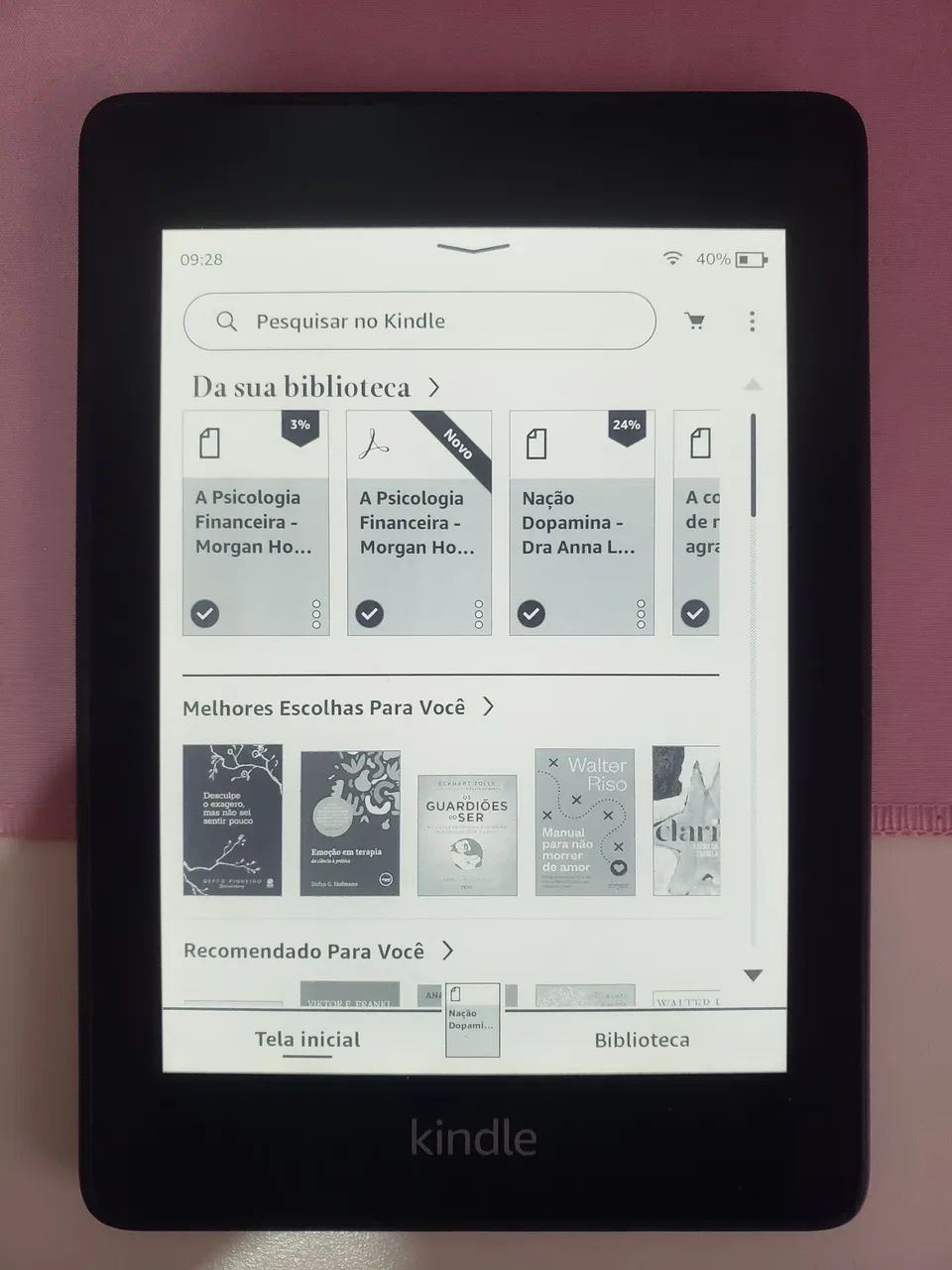 Kindle 10ª geração paperwhite perfeito estado 