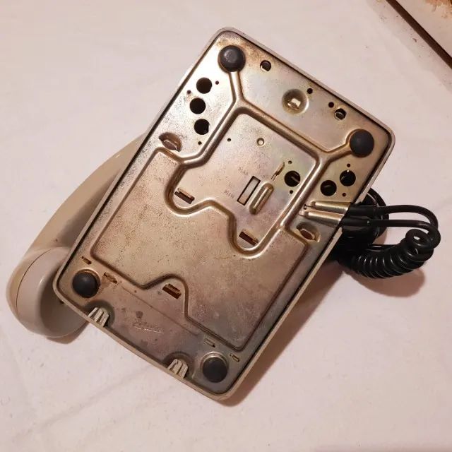 Telefone Cinza Antigo Disco Ericsson Mesa Ótimo Estado - Foto 4