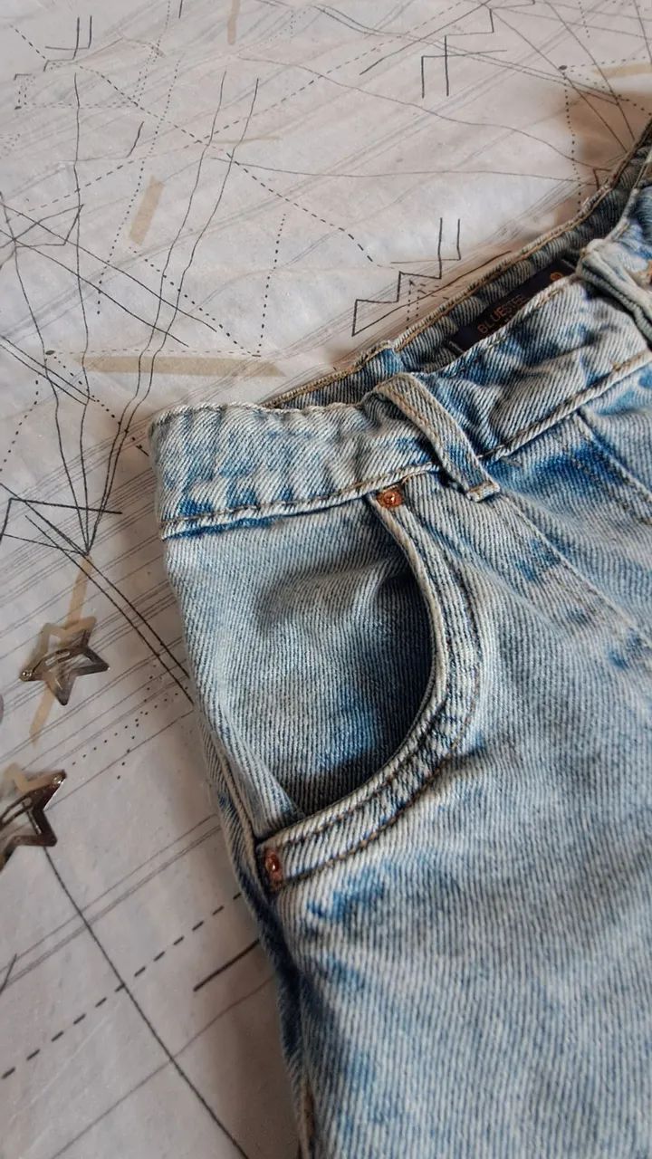 Saia jeans bluesteel(RENNER) - Foto 2