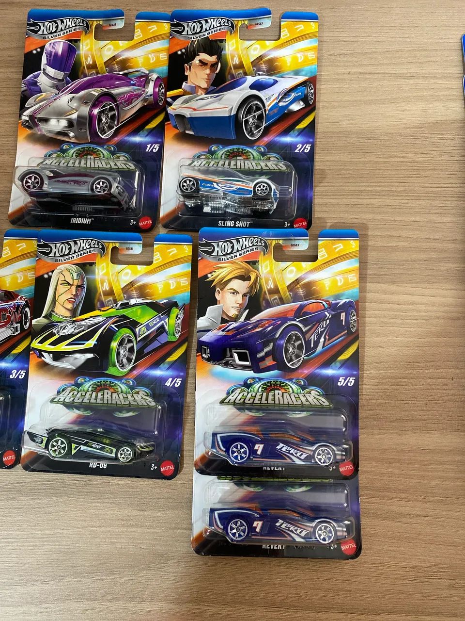 Hotwheels Acceleracers Silver Séries set completo com 2 reverbs - Foto 2