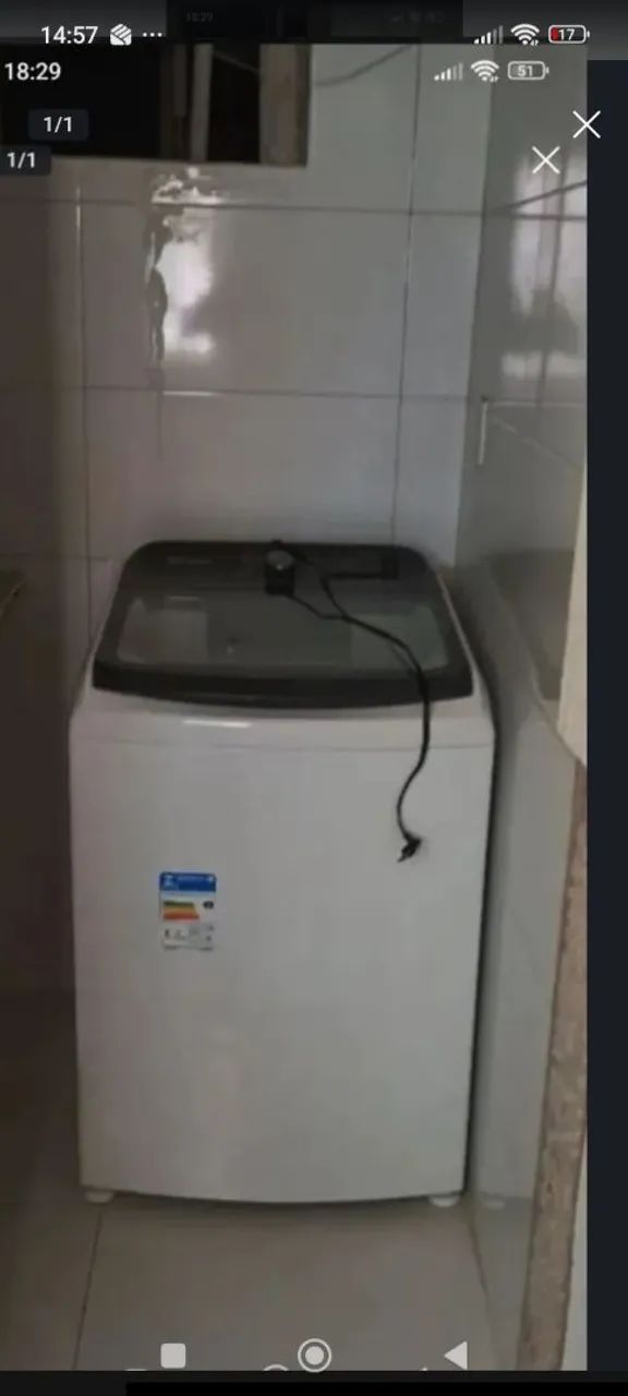 Máquina de lavar roupas