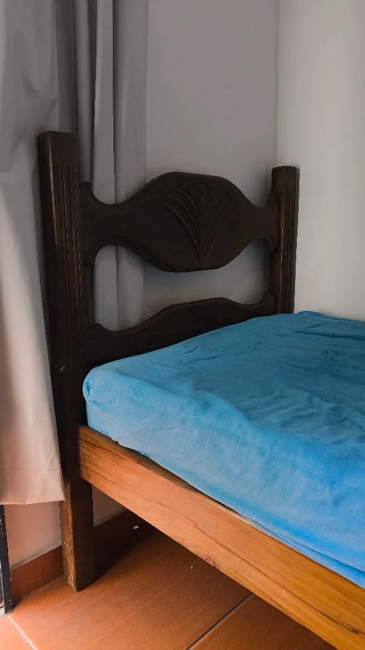 Cama sucupira solteiro