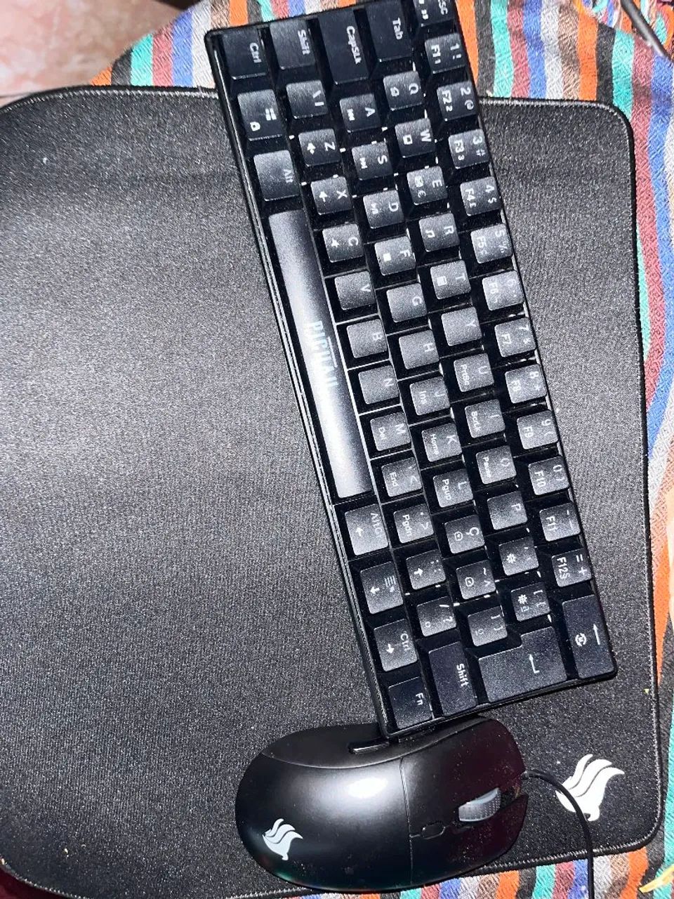Teclado semi automático e mouse gamer ,raimbow. - Foto 5