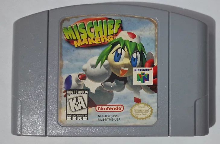 Jogo Mischief Makers Original para Nintendo 64