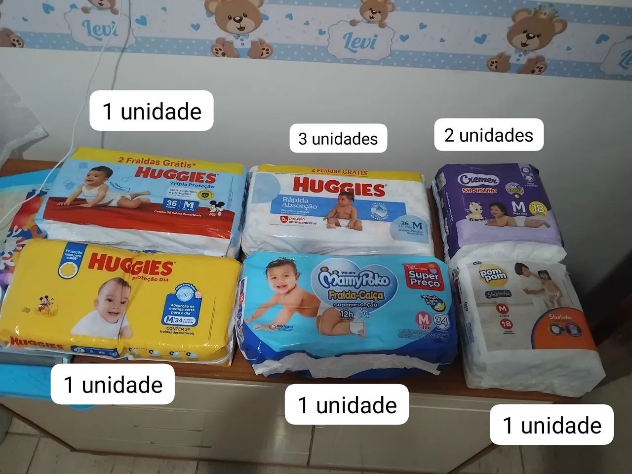 Fraldas descartáveis  - Foto 2