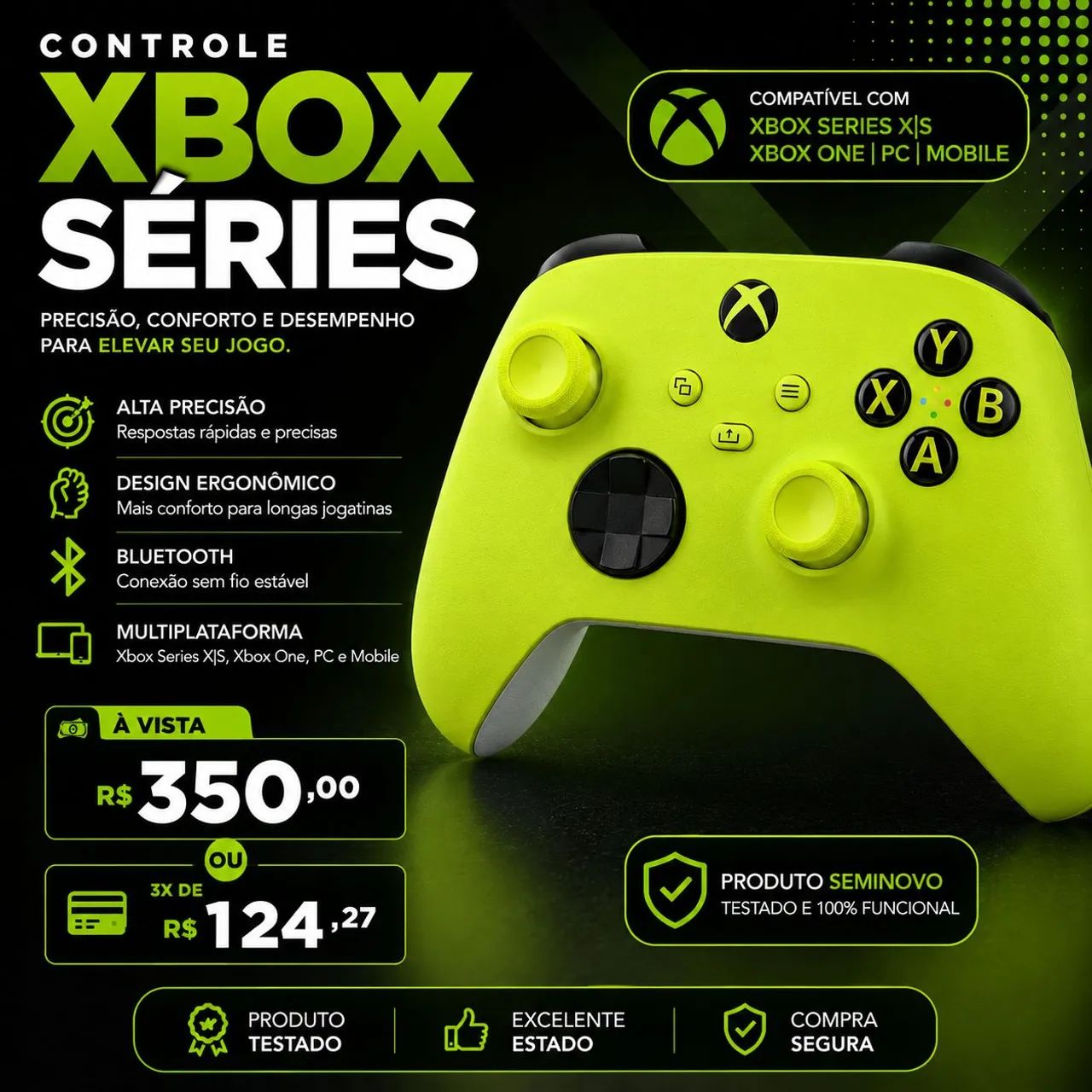 Controle Xbox Séries 