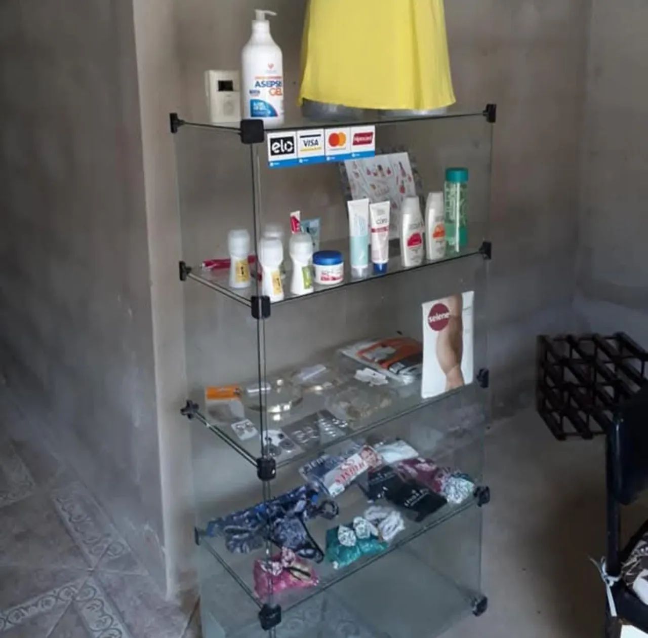 Balcão de vidro 